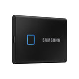 SAMSUNG 2TB T7 Touch Portable SSD USB-C, (1050MB/s) - Black