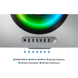 SAMSUNG 34″ Odyssey OLED G8 DG852 Curved 0.3ms 175Hz Ultra-WQHD HDMI 2.1 Speaker HDR UltraWide Smart Gaming Monitor, 34G8, Silver