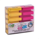 SERVE STEPS ERASER FLUORESCENT COLOURS 2 PCS