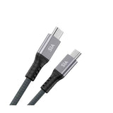 SIA Powerlink Beaided C-C 240W Cable With 40GBPS Emark IC - 1.0m Gray