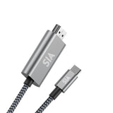 SIA TYPE-C TO HDMI CABLE 2.0M 4K 60HZ WITH METAL SHELL