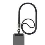 SIApowerlink FABRIC BRAIDED TYPE C - TYPE C LANYARD CABLE 60W 30CM BLACK