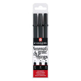 Sakura Pigma Calligraphy Black Set 3
