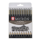 Sakura Pigma Micron Set 10