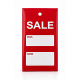 Sale Price Tags with Was and Now Labels - 12/Pack