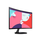 شاشة سامسونج LS24C360EAMXUE 1800R منحنية - 24 بوصة FHD / 4 مللي ثانية / HDMI / D-Sub / أسود