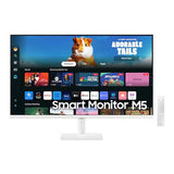 شاشة سامسونج الذكية M50D FHD - 27 بوصة FHD / 4 مللي ثانية / HDMI / USB / بلوتوث / أبيض - رقم الموديل LS27DM501EMXUE