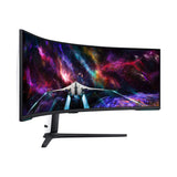 شاشة سامسونج أوديسي نيو جي 9 المنحنية مقاس 57 بوصة بدقة UHD مزدوجة، 4K (7680x2160)، لوحة VA، 240 هرتز، 1 مللي ثانية، HDMI 2.1، DP 2.1، شاشة ألعاب احترافية بتقنية FreeSync Premium + قرص SSD محمول سامسونج T7 بسعة 2 تيرابايت مجاناً (MU-PC2T0T/WW)