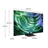 تلفزيون سامسونج الذكي QA55S90DAUXZN - 55 بوصة OLED / 4K / 100 هرتز / USB / HDMI / إيثرنت / أسود
