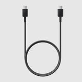 كابل سامسونج USB-C إلى USB-C - 1 متر / 3 أمبير / أسود