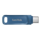 ذاكرة فلاش SanDisk Ultra Dual Drive Go USB-C بسعة 128 جيجابايت، بسرعة 150 ميجابايت/ثانية (أزرق داكن)