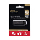 SanDisk 256GB Extreme Go USB Flash Drive – 400MB/s