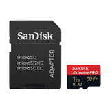 بطاقة ذاكرة SanDisk Extreme PRO microSDXC UHS-I مع محول - سعة 1 تيرابايت / سرعة تصل إلى 200 ميجابايت/ثانية