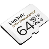 SanDisk High Endurance microSD Card - 64GB / Up to 100MB/s