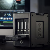 SanDisk Professional 24TB G-RAID Shuttle 4 - Enterprise-Class 4-Bay External Hard Drive Thunderbolt 3 and USB-C Transportable