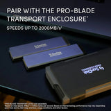 محرك أقراص الحالة الصلبة الخارجي SanDisk Professional Pro Blade Transport SSD - سعة 2 تيرابايت / سرعة تصل إلى 2000 ميجابايت/ثانية / منفذ USB-C