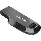 محرك أقراص فلاش SanDisk Ultra Curve 3.2 - سعة 64 جيجابايت (أسود)