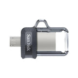 SanDisk Ultra Dual Drive m3.0 - 64GB / Up to 150 MB/s / USB 3.0 / Micro-USB / Black and Silver