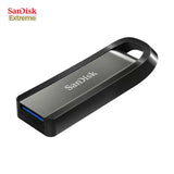 SanDisk Ultra Extreme Go Flash Drive – 128GB / USB 3.2 Gen 1 / Black and Silver