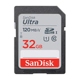 SanDisk Ultra SDHC UHS-I card and SDXC UHS-I card – 32GB/ 120MB/s