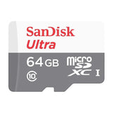 بطاقة ذاكرة SanDisk Ultra microSDXC UHS-I – سعة 64 جيجابايت / سرعة 100 ميجابايت/ثانية