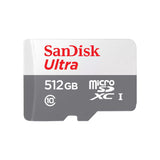 بطاقة ذاكرة SanDisk Ultra Micro SDXC UHS-I بسعة 512 جيجابايت وسرعة قراءة تصل إلى 100 ميجابايت/ثانية