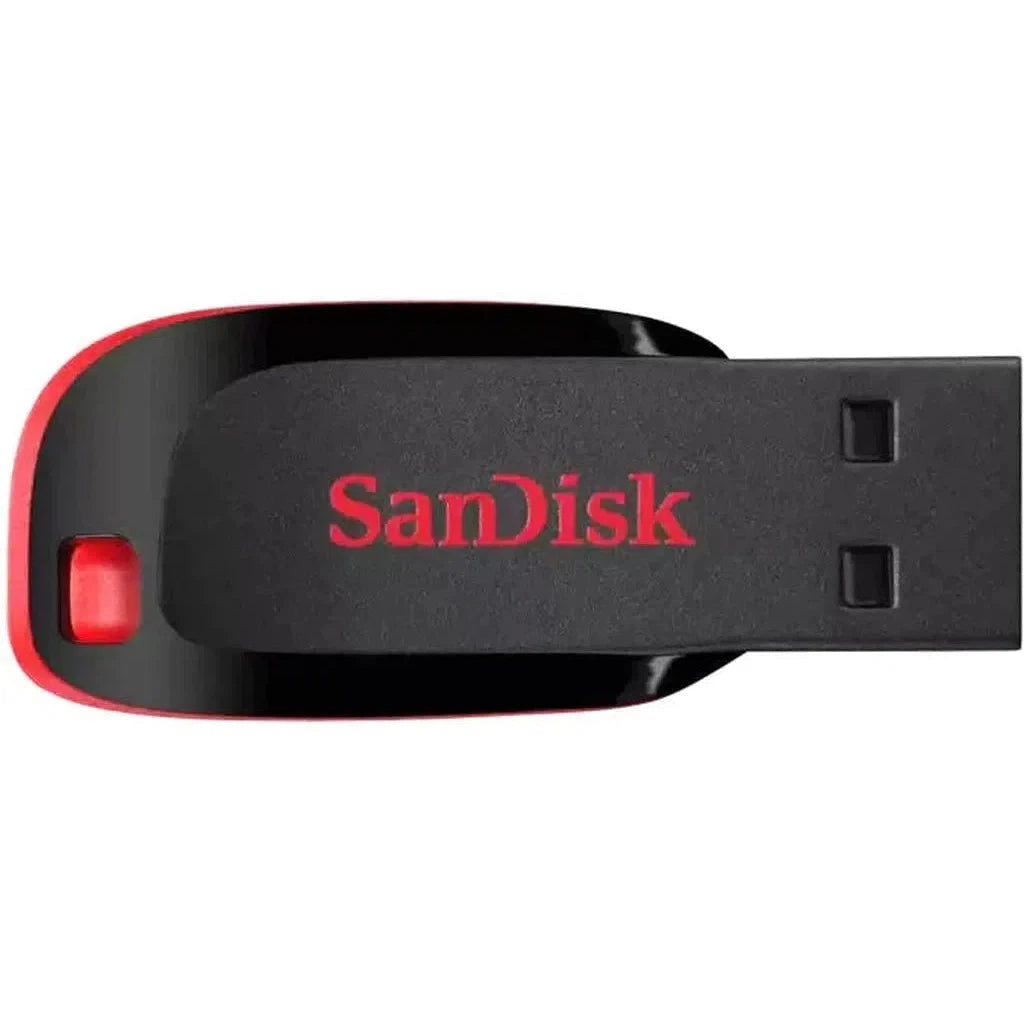 Sandisk Cruzer Blade Flash Drive – 128Gb / Usb 2.0-Usb Drive-SanDisk-Star Light Kuwait