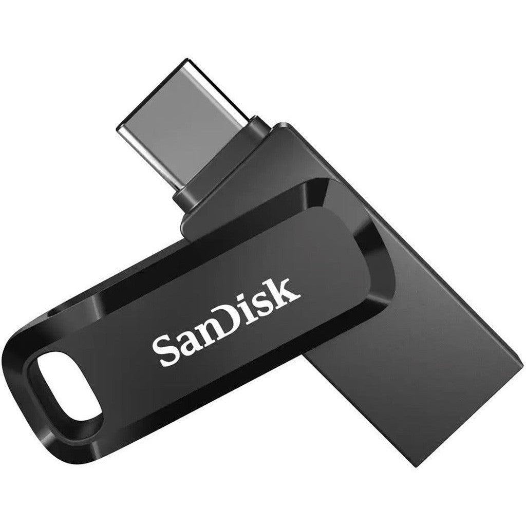 Sandisk Ultra Dual Drive Go Flash Drive – 128Gb/ 150Mb/S/ Usb 3.1 Gen 1/ Usb-C/ Black-Usb Drive-SanDisk-Star Light Kuwait
