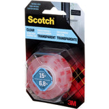 Scotch-Mount™ Clear Double-Sided Mounting Tape 410H, 1 In X 60 In (2.54 Cm X 1.52 M)-Tapes And Adhesives-3M Scotch-Star Light Kuwait