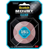 Scotch-Mount™ Clear Double-Sided Mounting Tape 410H, 1 In X 60 In (2.54 Cm X 1.52 M)-Tapes And Adhesives-3M Scotch-Star Light Kuwait