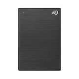 Seagate 2TB One Touch USB 3.0 External Hard Drive Password Protection For Windows & Mac Compatible - Black