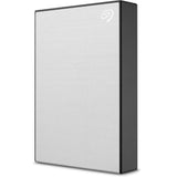 قرص صلب محمول Seagate One Touch بسعة 4 تيرابايت مزود بكلمة مرور. فضي اللون