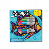 Sharpie Fish Special Edition Permanent Marker Set Assorted, 28 Pieces