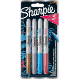 Sharpie Metallic Permanent Markers Metallic Set Of 4 Colors
