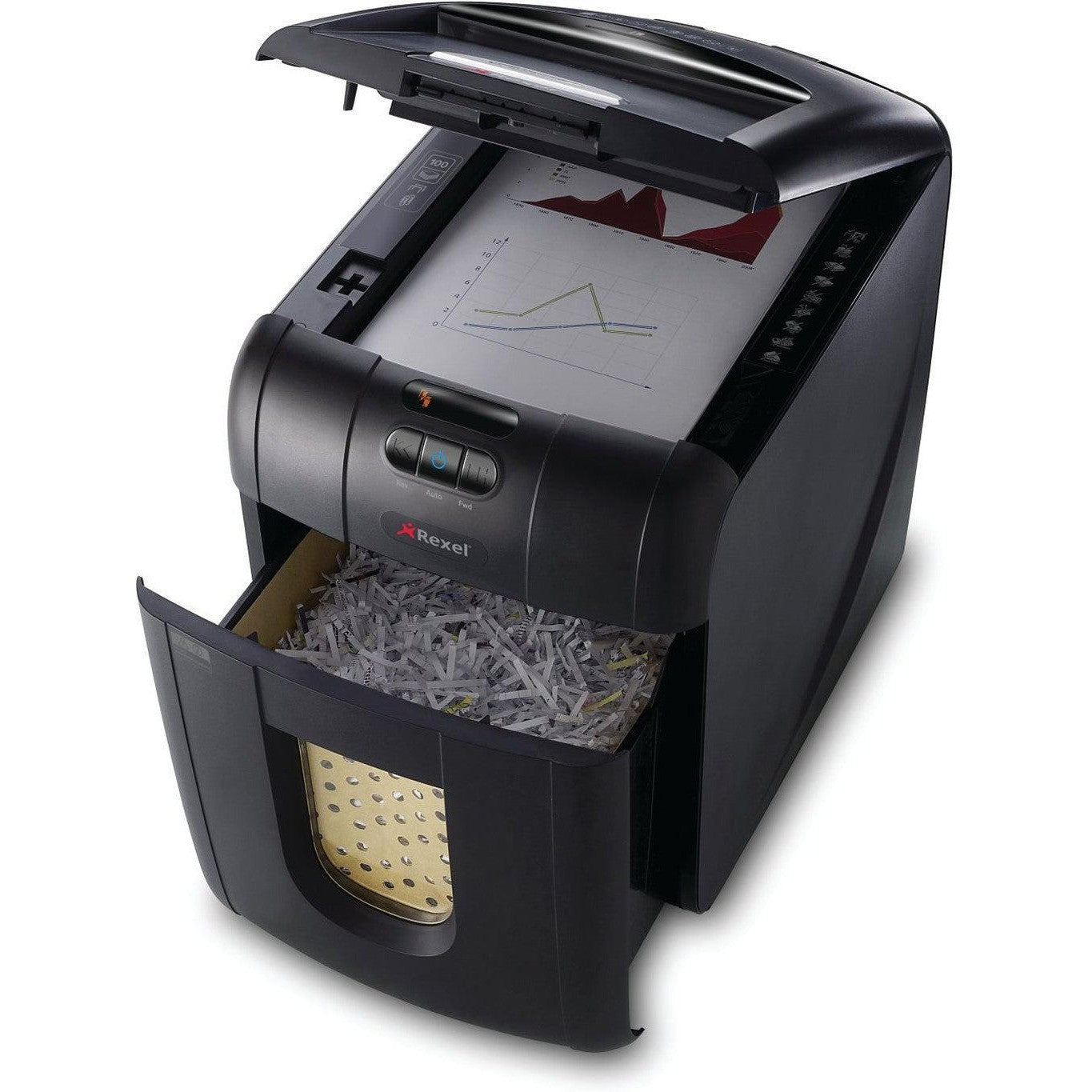 Shredder Machine Rexel Auto+ 100X-Stationery Shredder S-Rexel-Star Light Kuwait
