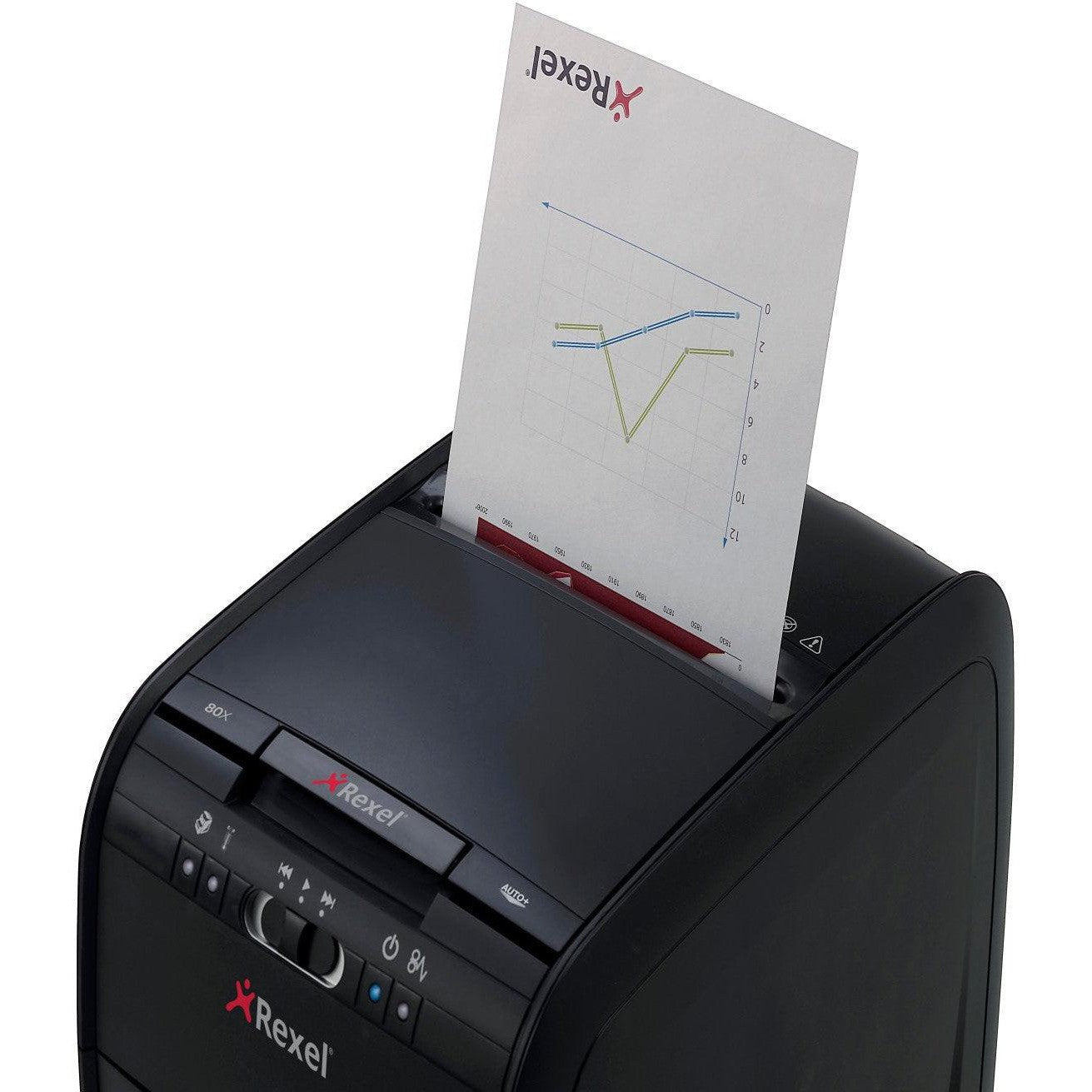 Shredder Machine Rexel Auto+ 80X-Stationery Shredder S-Rexel-Star Light Kuwait