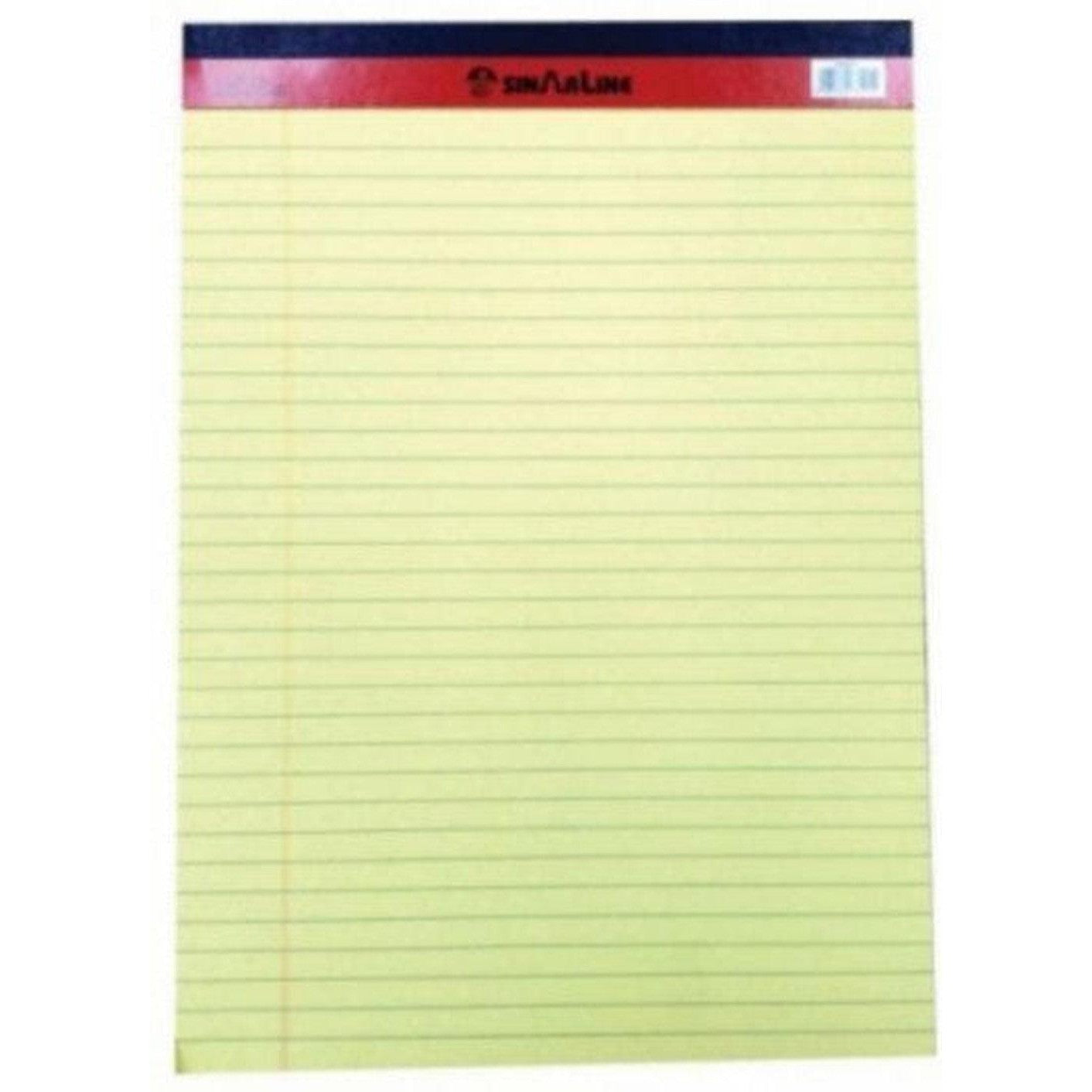 Sinarline Legal Pad Yellow/White A5-Stationery Registers And Writing Books-SinarLine-Packet-White-Star Light Kuwait
