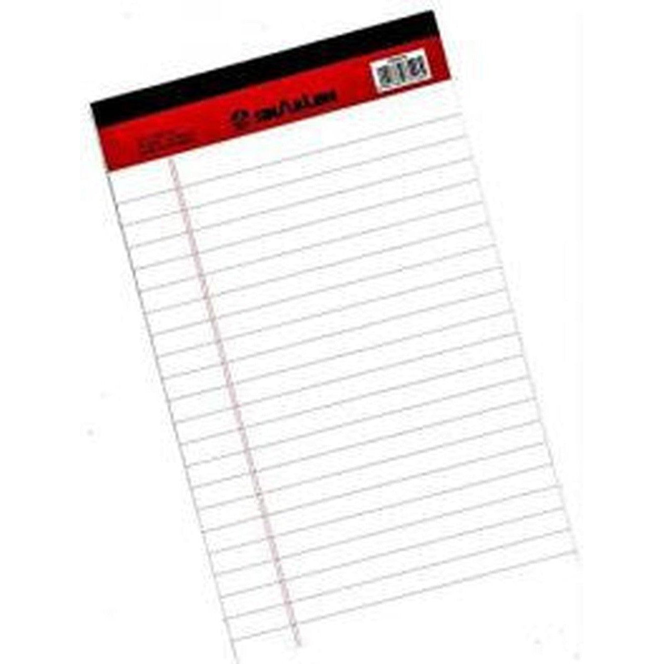 Sinarline Legal Pad Yellow/White A5-Stationery Registers And Writing Books-SinarLine-Pc-White-Star Light Kuwait