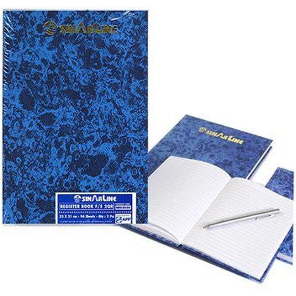 Sinarline Register Foolscap 2Qr Hb02030-Stationery Registers And Writing Books-SinarLine-Star Light Kuwait