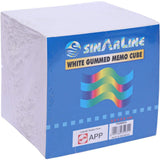 Sinarline White Gummed Memo Cube-Accessories And Organizers-SinarLine-Star Light Kuwait