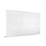 Smart Light Switch 4 Gang WiFi - White