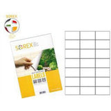 Sorex Labels A4 70X37 100 Sheets White-Labels-Other-Star Light Kuwait
