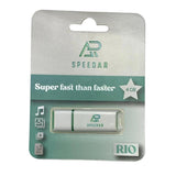 محرك أقراص فلاش USB Speedar RIO سعة 4 جيجابايت الإصدار 2.0 (أبيض)