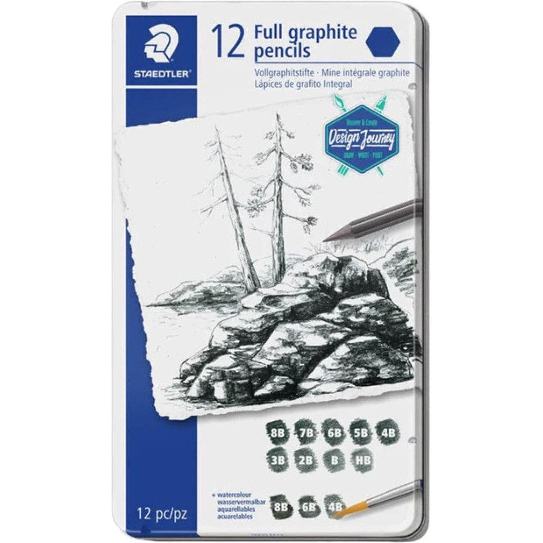 Staedtler 12 Full Graphite Pencils-Pencils-Staedtler-Star Light Kuwait