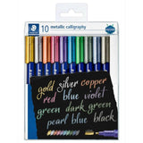 Staedtler Design Journey Metallic Calligraphy 10 Pens-Pens-Staedtler-Star Light Kuwait