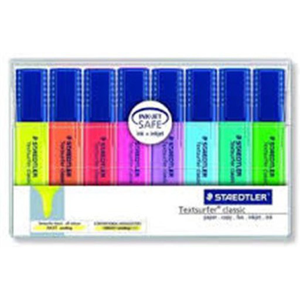 Staedtler Highlighter Set Of 8-Pens-Staedtler-Star Light Kuwait