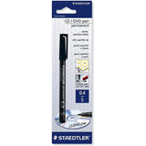 Staedtler Lumocolor Permanent Marker Mst317-9Bkda Black-Pens-Staedtler-Star Light Kuwait