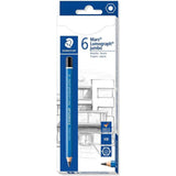 Staedtler - Mars Lumograph Pencil Pack Of 6 Pieces-Art And Crafts-Staedtler-Star Light Kuwait