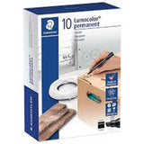 Staedtler Permanent Marker Chis 350-9 (10Pcs) Black Color-Pens-Staedtler-Star Light Kuwait