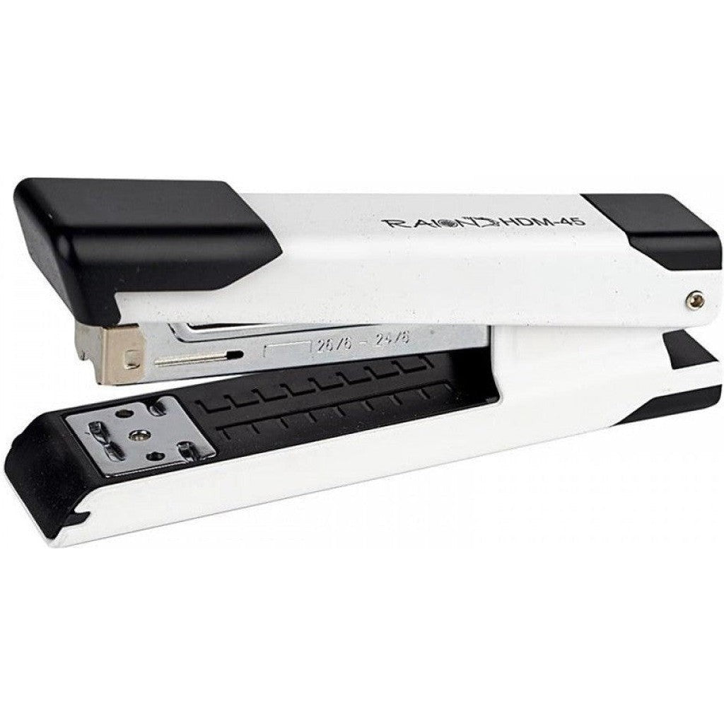 Stapler Raion Hdm-45, Staples №24/6,26/6, 30L, White-Stationery Staplers And Staples-Other-Star Light Kuwait